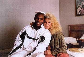 Michael Jordan and his girlfriend Karla